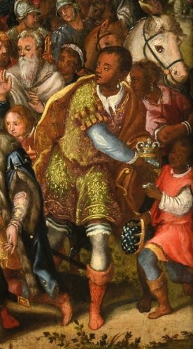 Louis XIII - L' Adoration des Mages - École flamande du 17e siècle, cercle de Frans Francken II (1581-1642)